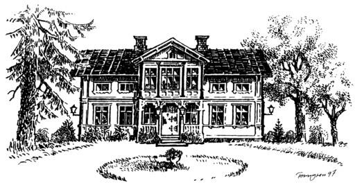 Teckning Dunderbergsgården, Ockelbo